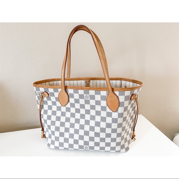 💰SOLD💰Louis Vuitton Damier Azure Neverfull PM - Picture 2 of 12